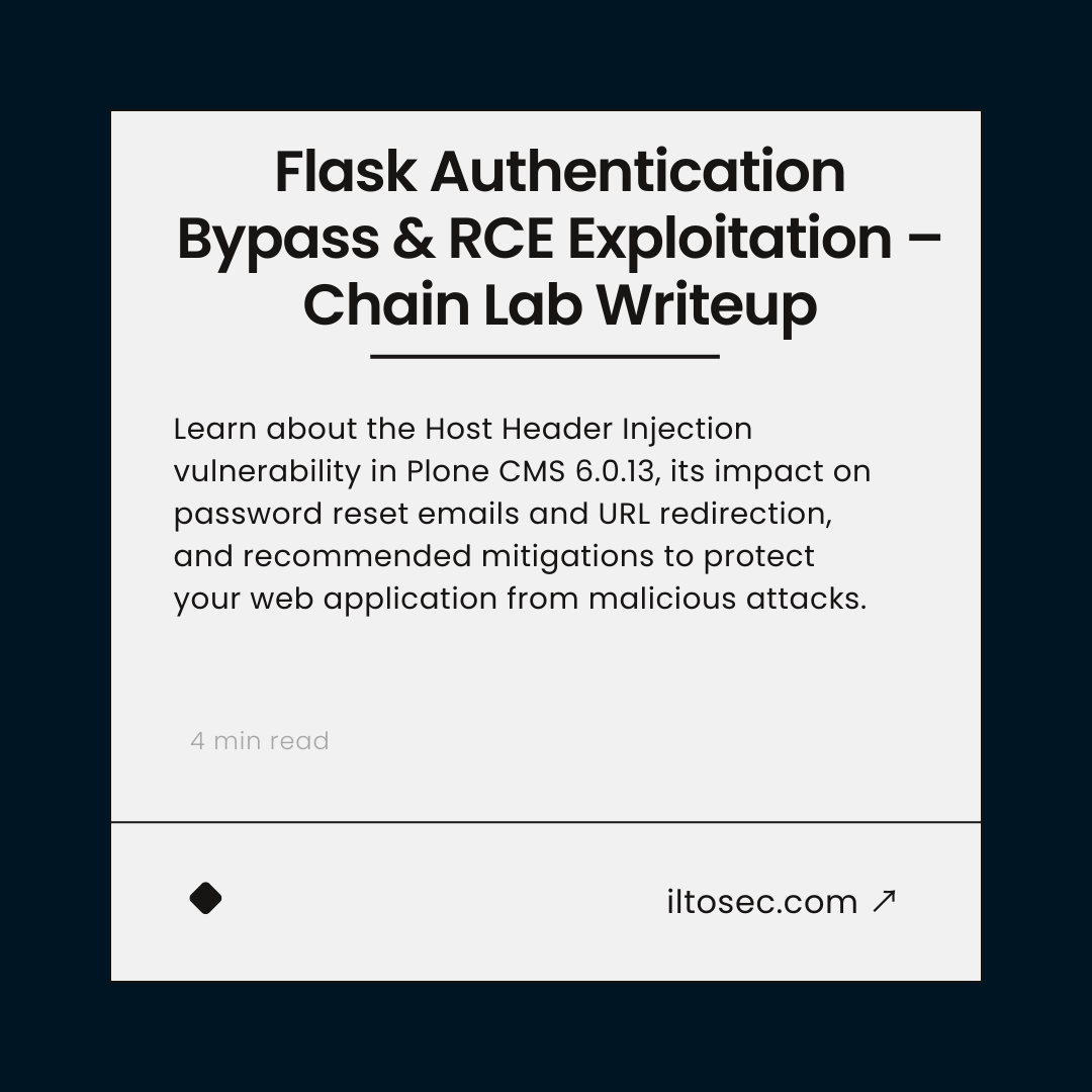 Exploiting Flask Authentication and RCE Vulnerabilities – Chain Lab Writeup