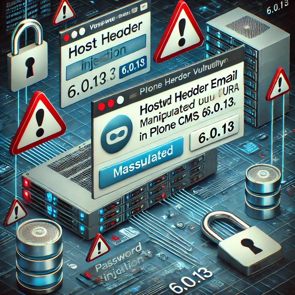 Host Header Injection Vulnerability in Plone CMS 6.0.13 - A Security Risk for Password Reset Process